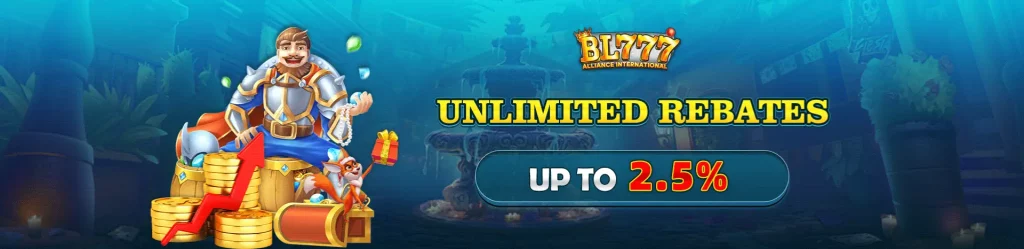 Unlimited Rebates Up to 2.5% at BL777 PH 5 Unlimited Rebates Up to 2.5% at BL777 PH